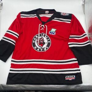 HUNTSVILLE HAVOC Success Promotions Hockey Jersey Youth L Red SPHL Lace Up Logo